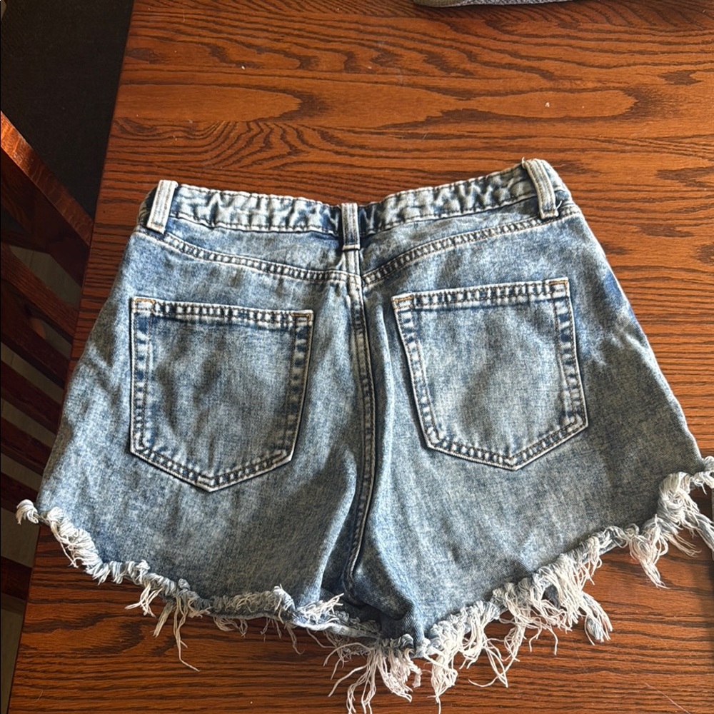 Wild Fable Blue High-Waisted Jean Shorts